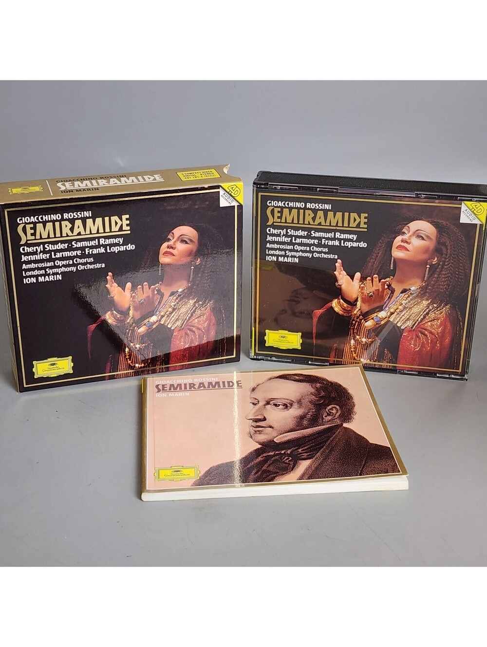 Gioacchino Rossini Semiramide 3 CD Set Deutsche Grammophon Opera Cheryl Studer